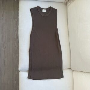 Aritzia Sleeveless Long Knit Top